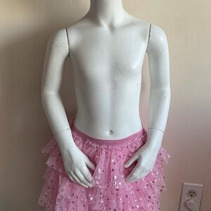 Pink Sequin Kids Skirt